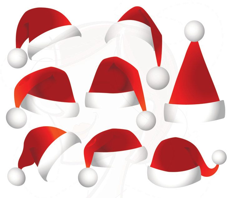 Items Similar To Santa Hat Clip Art Clipart Christmas Santa Hat