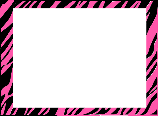 Pink And White Zebra Print Background Clip Art At Clker Com   Vector