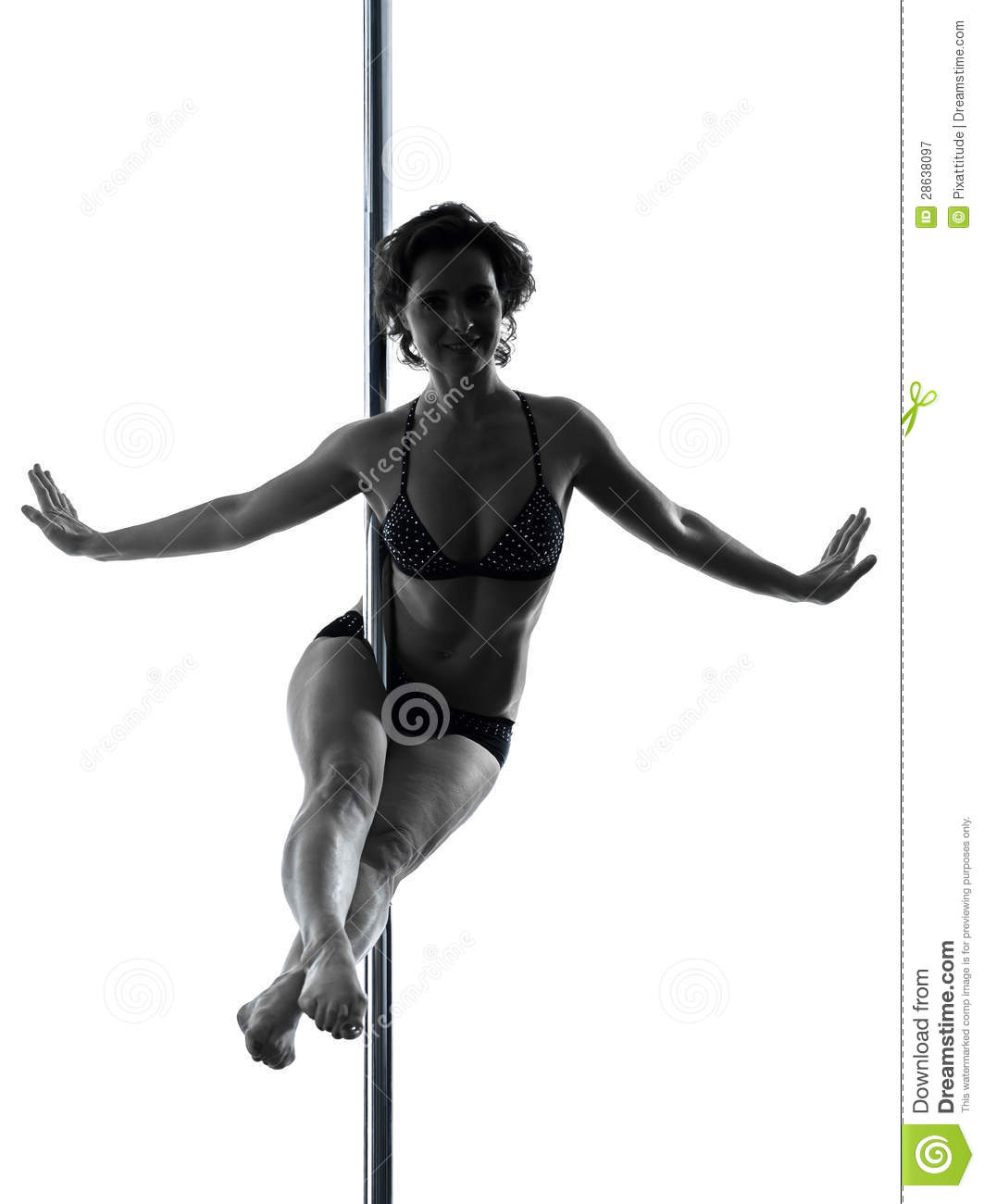 Pole Dancer Clipart Woman Pole Dancer Silhouette
