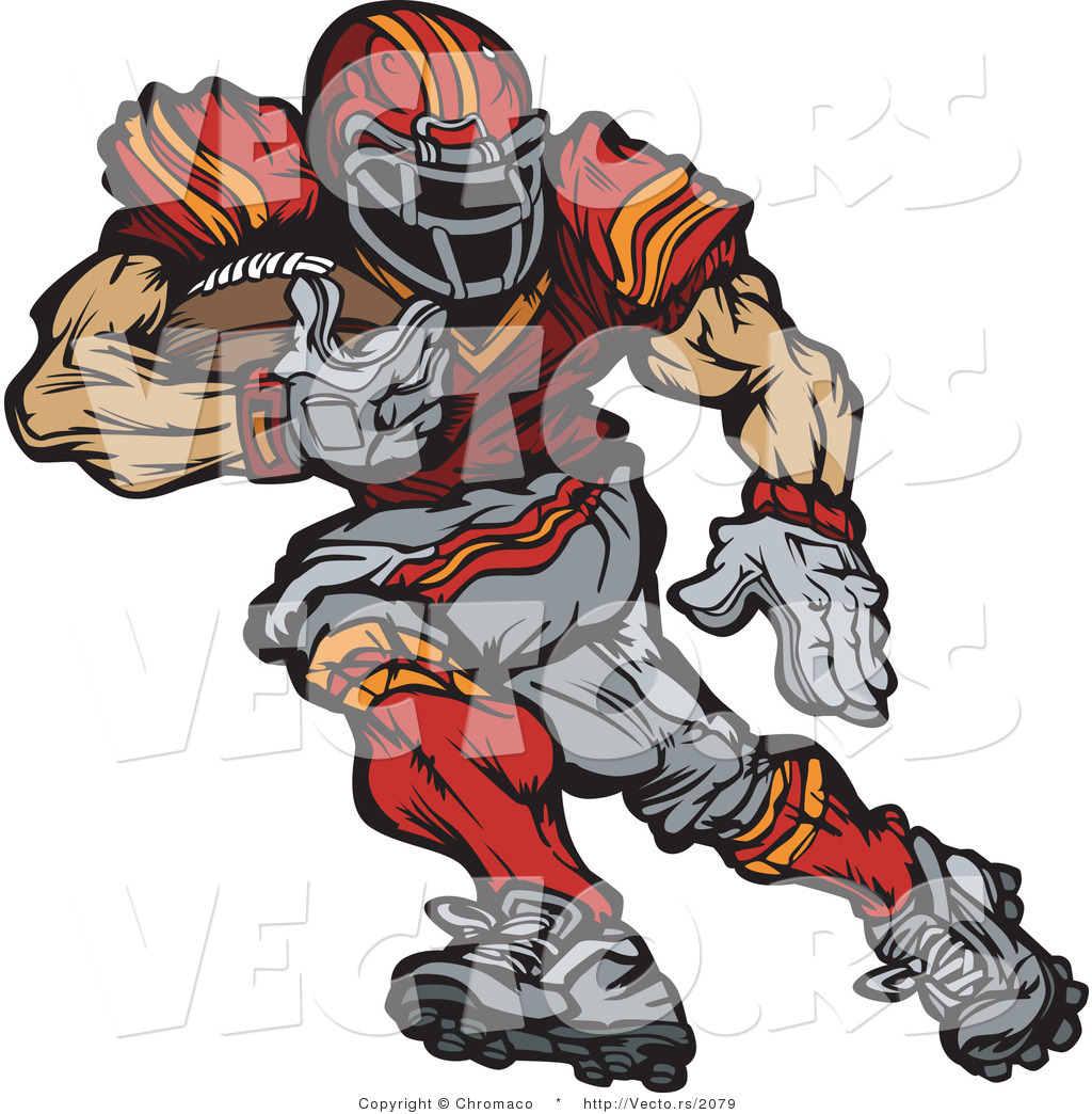 Running Football Player Clipart   Clipart Panda   Free Clipart Images