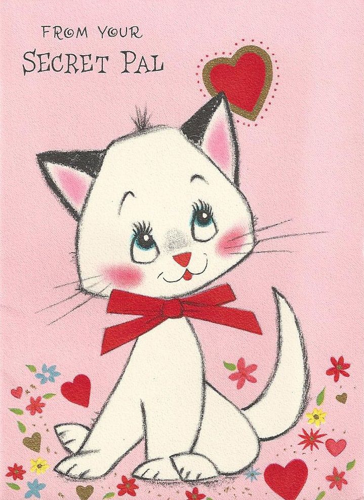 Secret Pal Valentine Cat   Sisters In Christ   Pinterest