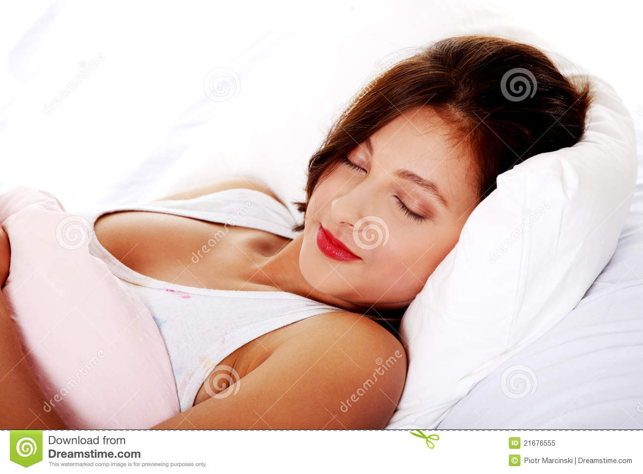 Sleeping Teenage Girl  Royalty Free Stock Photo   Image  21676555