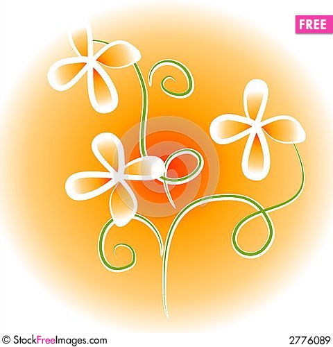 Unique Flowers Clip Art Orange   Free Stock Photos   Images   2776089    