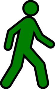 Walking Man Yellow Clip Art At Clker Com   Vector Clip Art Online