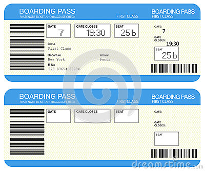 Airline Boarding Pass Tickets Royalty Free Stock Photo   Image