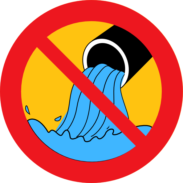Anti Waste In Water Icon Clip Art At Clker Com   Vector Clip Art    