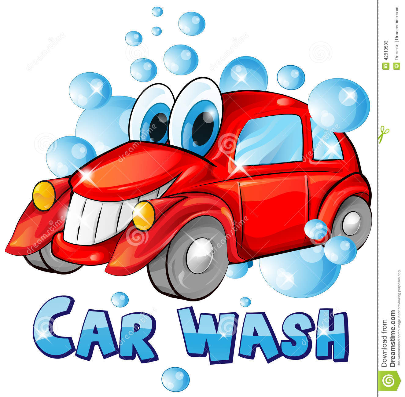 Car Wash Cartoon Stock Vector   Image  42810583