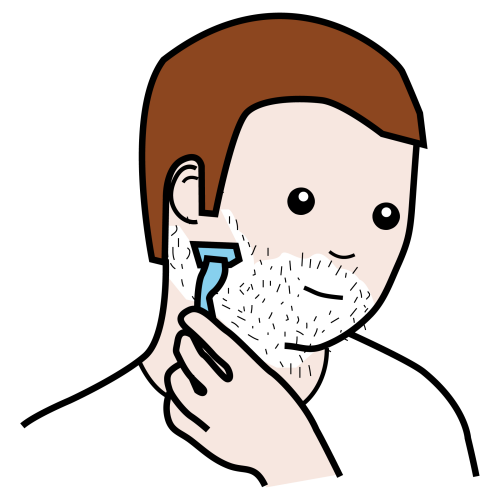 Go Back   Gallery For   To Shave Oneself Clipart