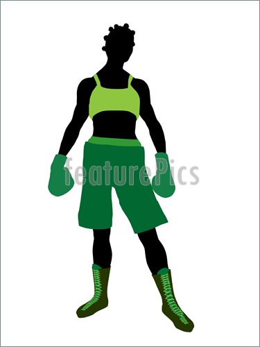 Illustration Of Female Boxer Illustration  Illustration To Download At