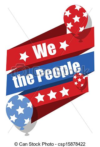 Illustration Of We The People   Constitution Day   Drawing Art Of We