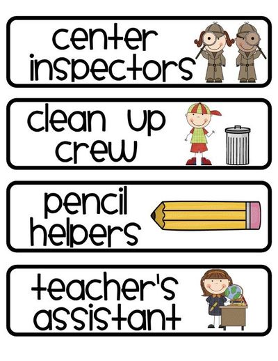 Jobs Preschool Classroom Jobs Grade Clipart   Free Clip Art Images