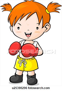 Of Girl Boxer U25390296   Search Clip Art Drawings Fine Art    