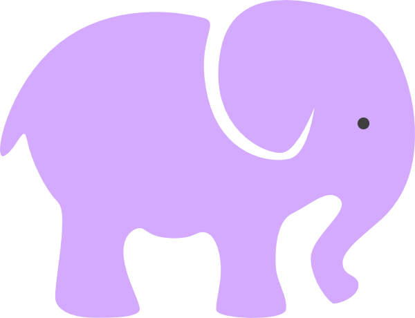 Purple Elephant Clip Art At Clker Com   Vector Clip Art Online