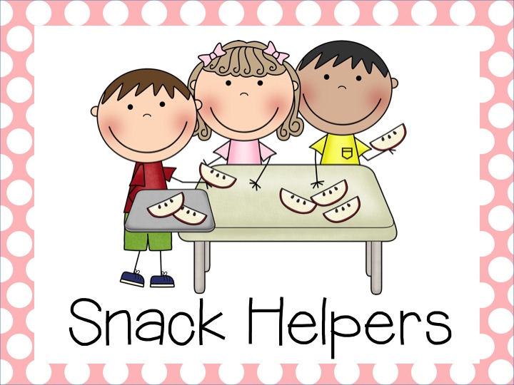 Snack Helper Job Classroom Jobs