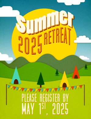 Summer Retreat Church Flyer Template   Flyer Templates