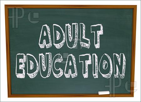 Adult Education   Chalkboard Illustration  Clip Art To Download At