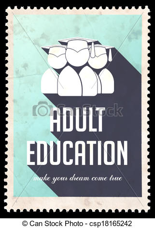 Adult Learning Clipart Adult Education On Light Bl