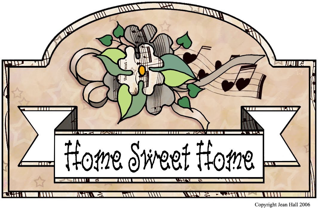Artbyjean   Vintage Sheet Music  Home Sweet Home Ready To Print Clip