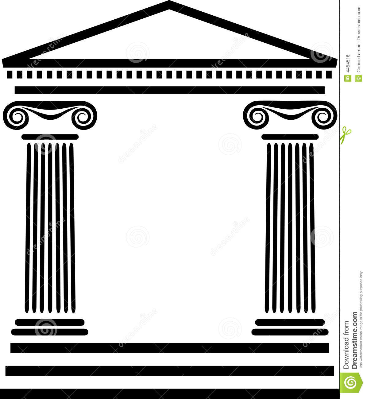 Greek Columns Architecture Eps Royalty Free Stock Image   Image