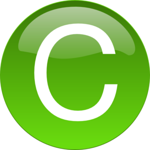 Green C Clip Art At Clker Com   Vector Clip Art Online Royalty Free