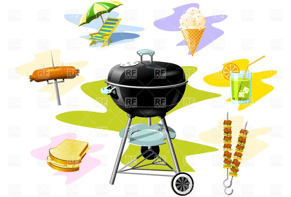Grill 4653 Food And Beverages Download Royalty Free Vector Clipart