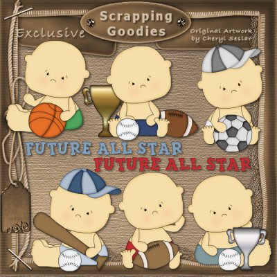 Home    Clipart    Sports Clipart    Sports Babies