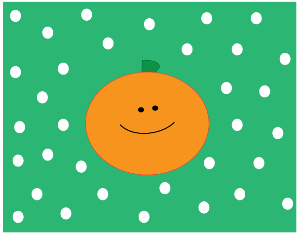 Polka Dot Pumpkin Graphic