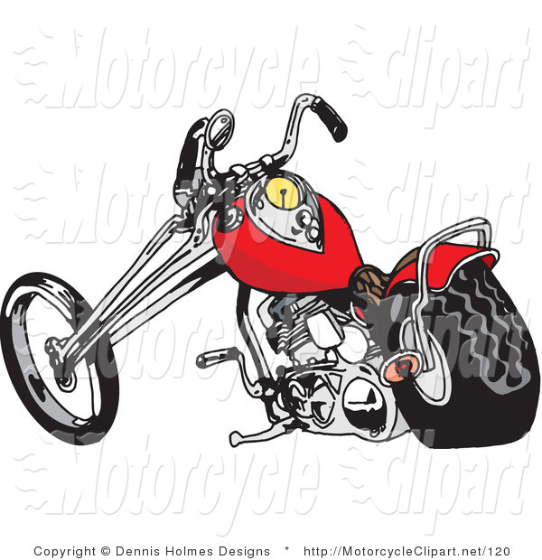 Royalty Free Transportation Clip Art Of A Motorcycle This Motorcycle