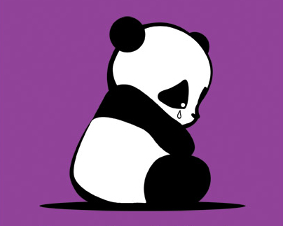 And That  Is A Sad Panda   A Very Sad Panda