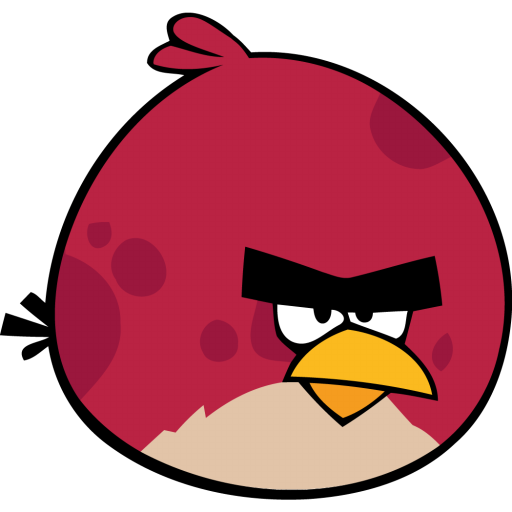 Angry Bird Big Red Icon Png Clipart Image   Iconbug Com