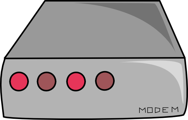 Clipart For Free  Classic Modem Clipart