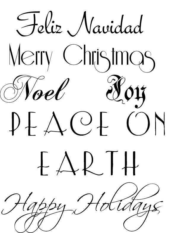 Http   Www Etsy Com Listing 87087538 6 Christmas Sayings Clip Art