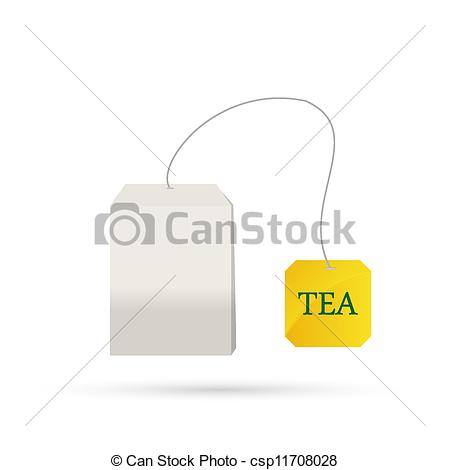 Of Tea Bag Isolated On White Background Csp11708028   Search Clipart