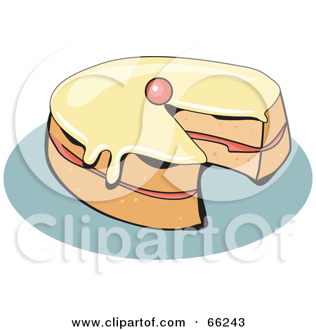 Royalty Free  Rf  Clipart Illustration Of A Wedge Missing From A