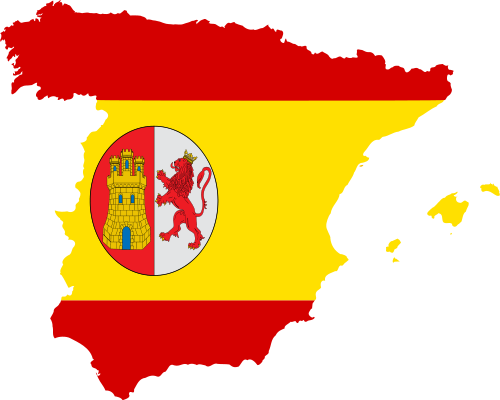 Black And White Map Of Spain   Clipart Best