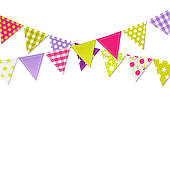 Bunting Flags Stock Illustrations   Gograph