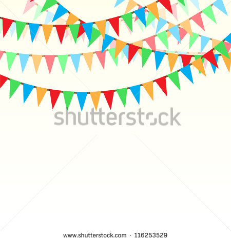 Bunting Vector Stock Photos Images   Pictures   Shutterstock
