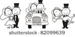     Clip Art Vector Just Married Couple   972 Graphics   Clipart Me