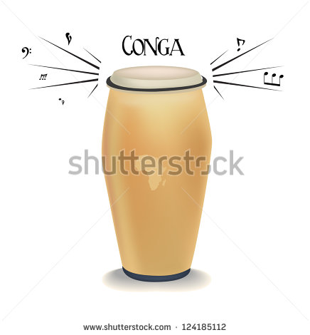 Conga Drums Clipart Conga Drum   Stock Vector