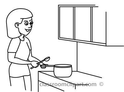 Cooking Clipart Black And White   Best   Pictures   Wallpaper