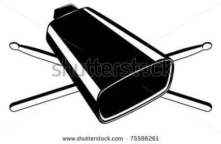 Cowbell Instrument Clipart Cowbell   Stock Vector Cowbell