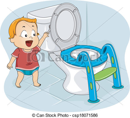 Flushing Toilet Clip Art