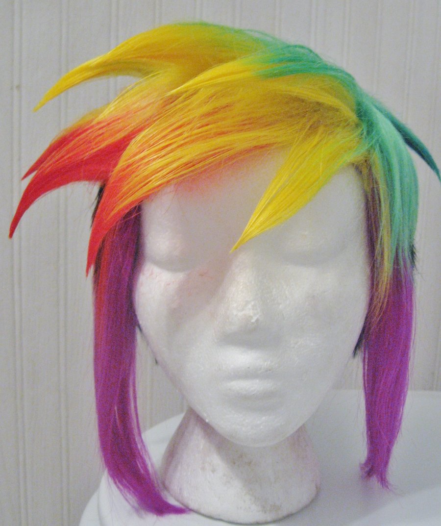 Rainbow Dash Wig Wip By Drowninginrice On Deviantart