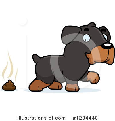 Rottweiler Clipart  1204440 By Cory Thoman   Royalty Free  Rf  Stock