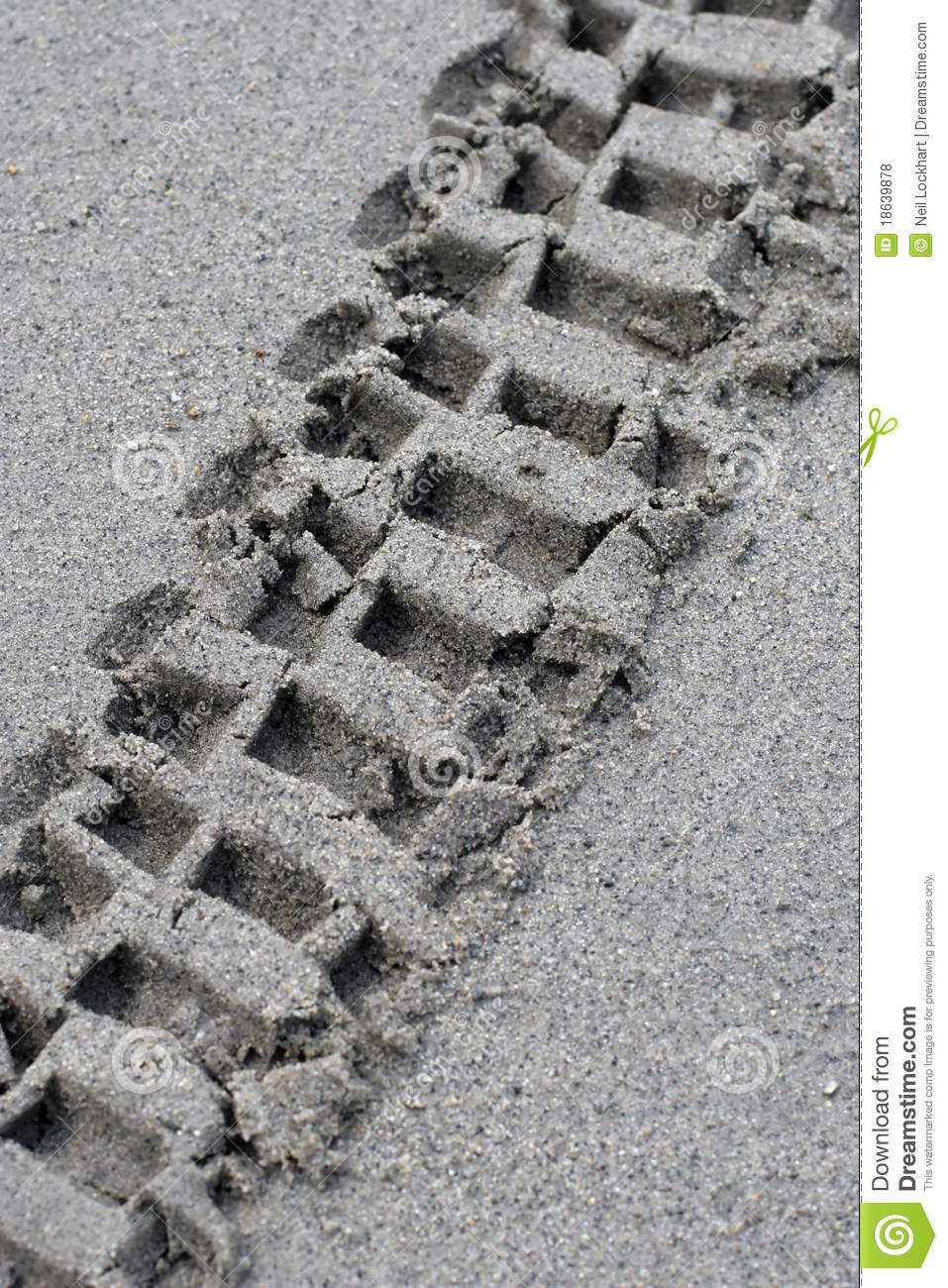 Sand Tracks Royalty Free Stock Photos   Image  18639878