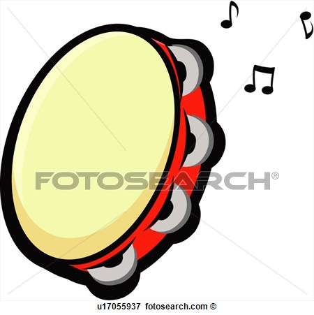 Tambourine Percussion Instrument Music  Fotosearch   Search Clipart