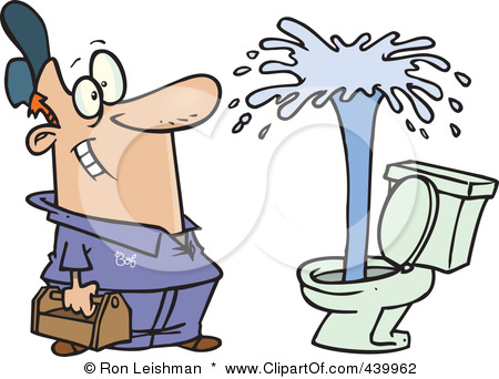 The Toilet Cartoon Toilet On White Cartoon Toilet Flush Swirly Toilet    