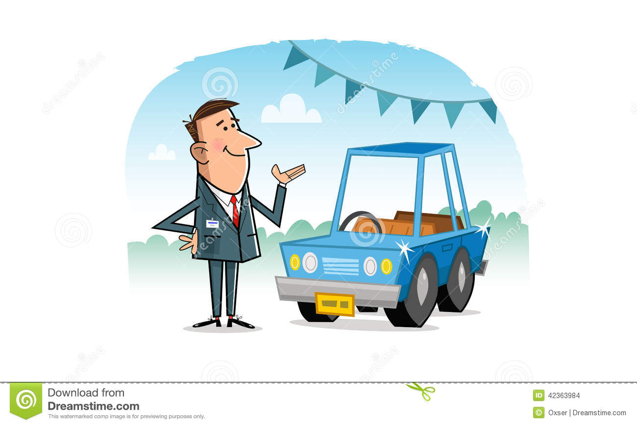 Used Car Salesman Cartoon Car Salesman Stock Images