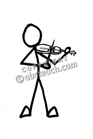 Violinist Clipart Violin Bw Pw Png