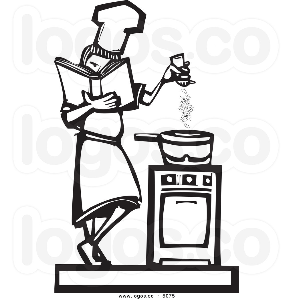 Woman Cooking Clipart Black And White   Clipart Panda   Free Clipart